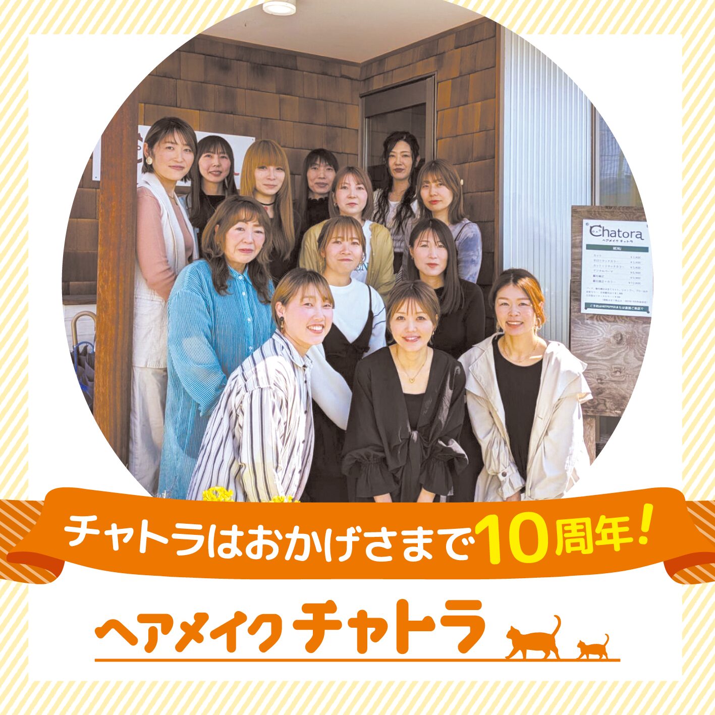 ✂️チャトラはおかげさまで10周年✨